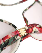 Dolce & Gabbana Multicolor Floral Print Beachwear Bikini Top Dolce & Gabbana