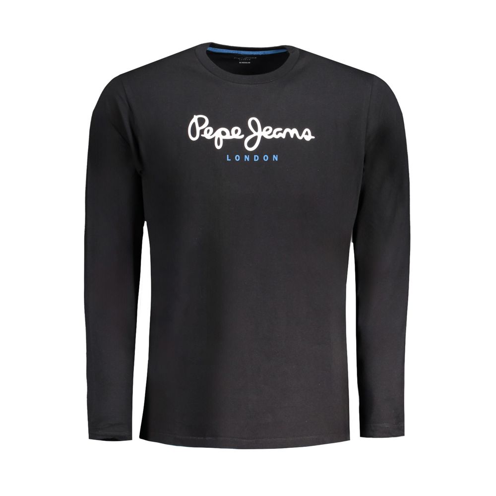 Pepe Jeans Black Cotton Men T-Shirt Pepe Jeans