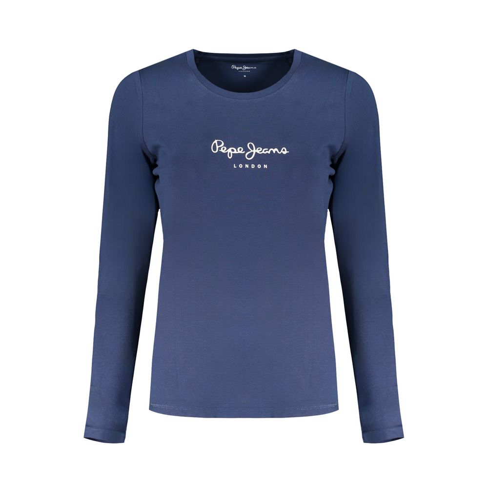 Pepe Jeans Blue Cotton Women's T-Shirt Pepe Jeans