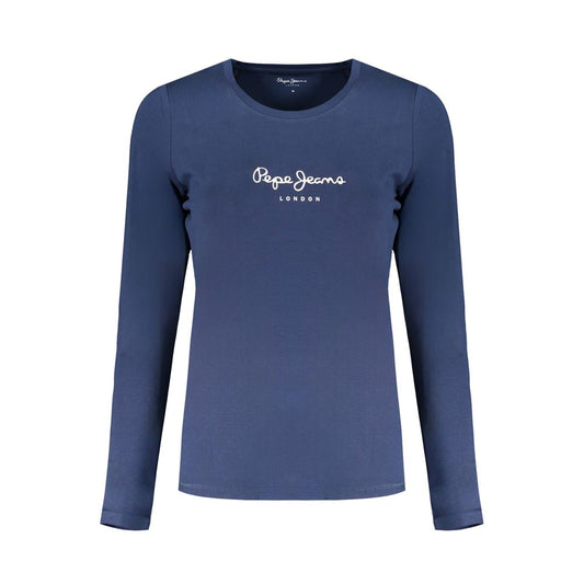 Pepe Jeans Blue Cotton Women's T-Shirt Pepe Jeans