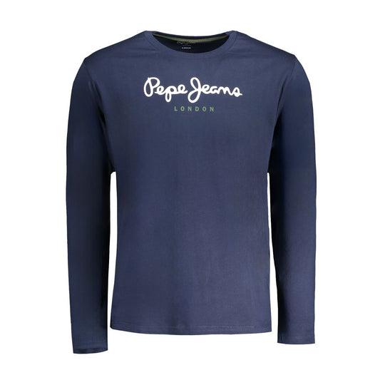 Pepe Jeans Blu Cotton Men T-Shirt Pepe Jeans