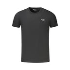Pepe Jeans Black Cotton Mens T Shirt Pepe Jeans