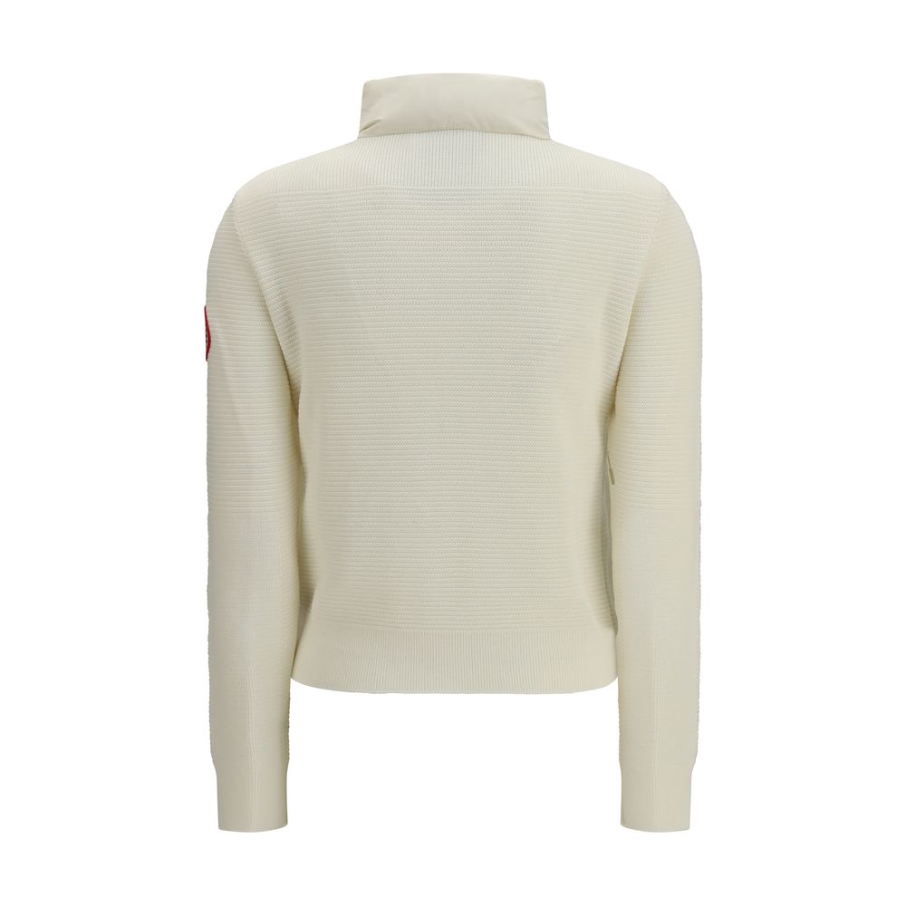Canada Goose Beige Wool Oves Aries Full-Length Jacket Canada Goose