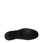 Jimmy Choo Black Leather Slip-On Loafers Jimmy Choo