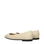 Jimmy Choo Beige Leather Ballet Flats Jimmy Choo