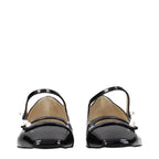 Jimmy Choo Black Leather Ballet Flats Jimmy Choo