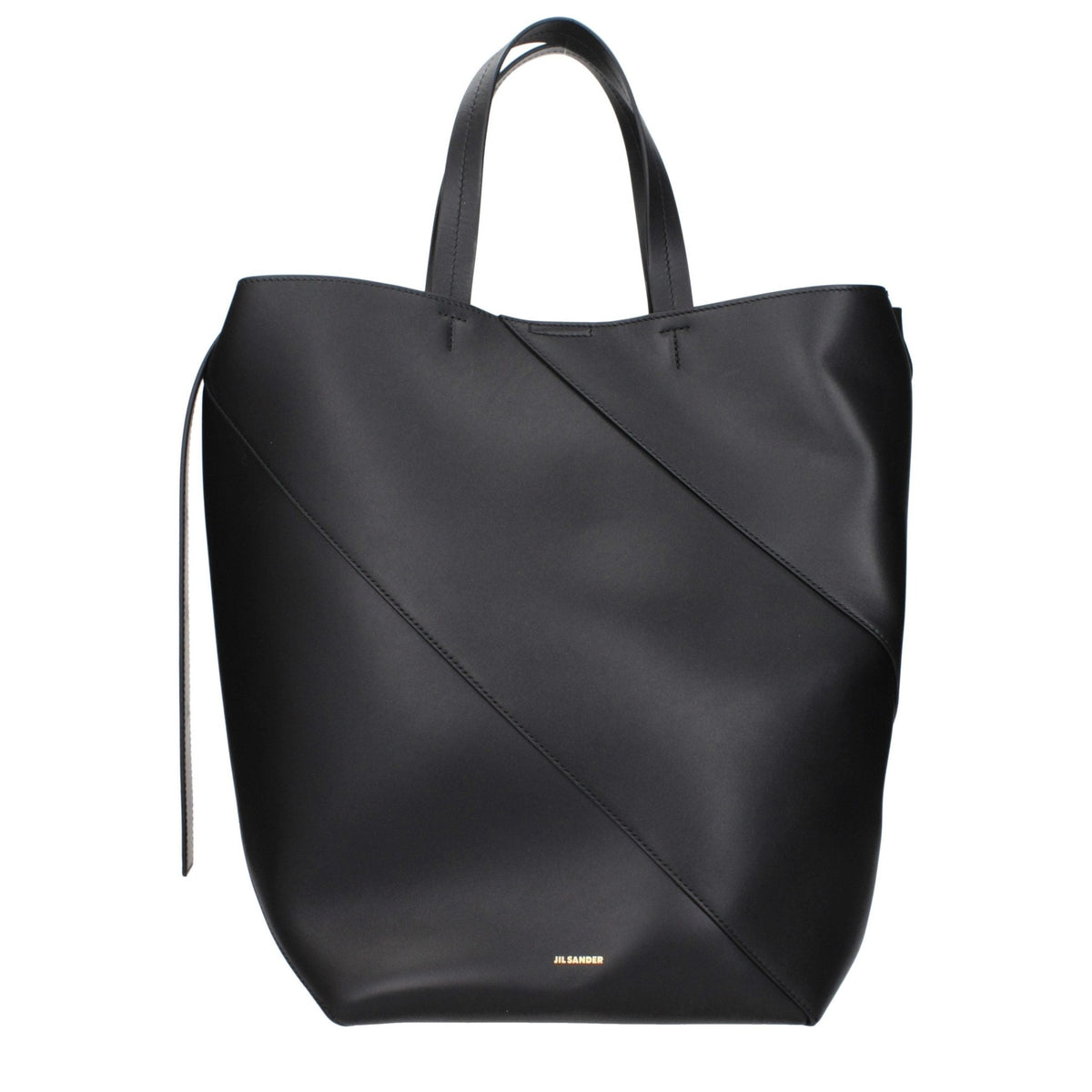 Jil Sander Black Leather Crossbody Bag