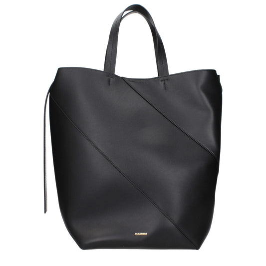 Jil Sander Black Leather Crossbody Bag