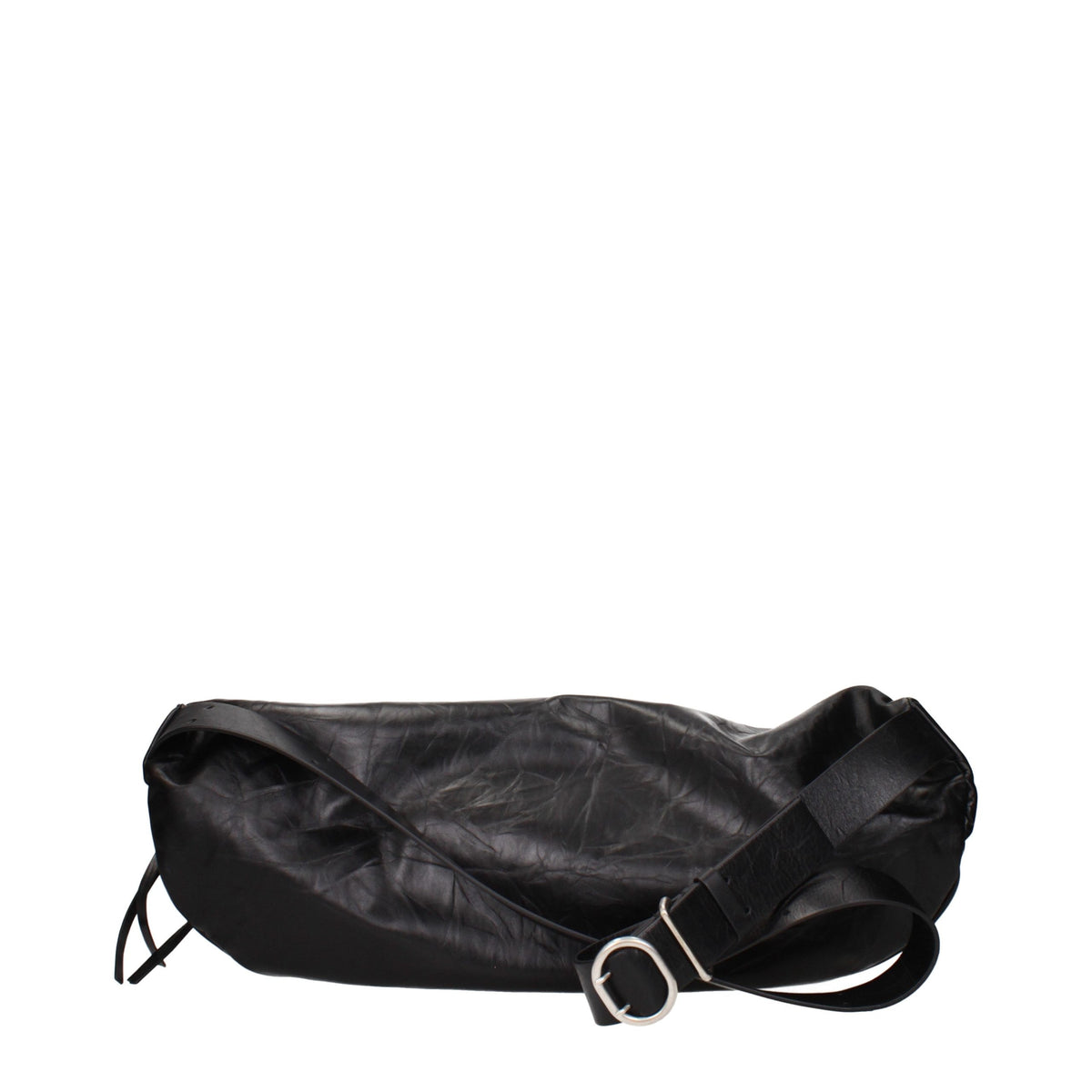Jil Sander Black Leather Backpack