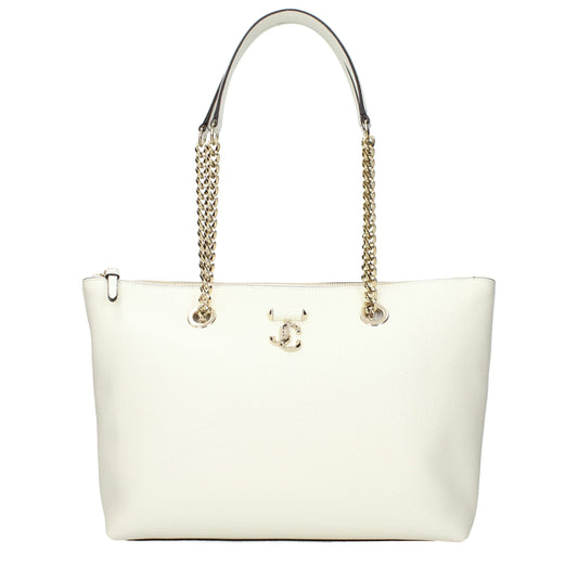 Jimmy Choo White Leather Shoulder Bag Jimmy Choo