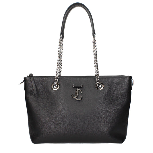 Jimmy Choo Black Leather Shoulder Bag Jimmy Choo