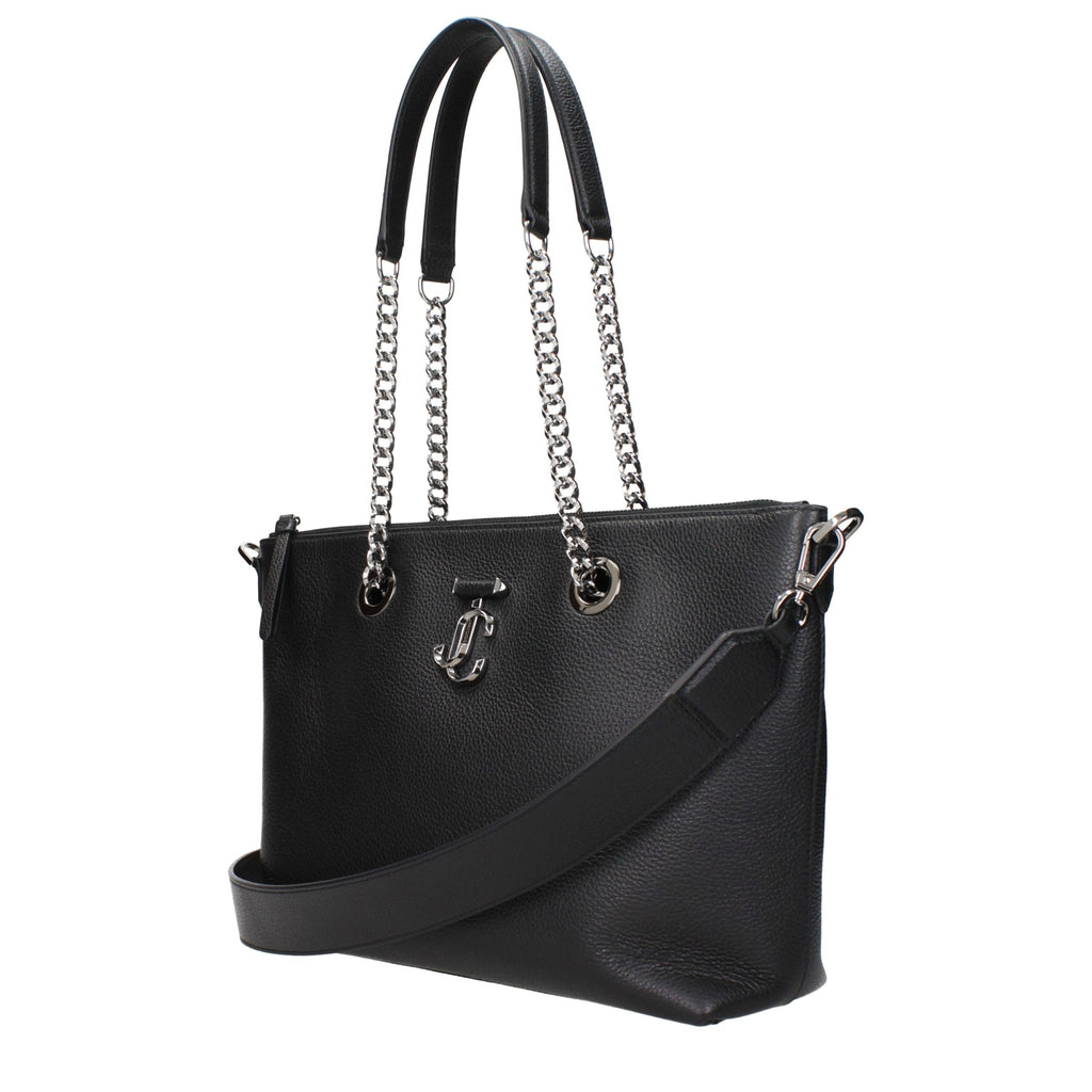 Jimmy Choo Black Leather Shoulder Bag Jimmy Choo