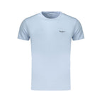 Pepe Jeans Azzurro Cotton Mens T-Shirt