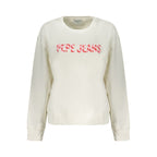 Pepe Jeans White Cotton Women's Sweatshirt
