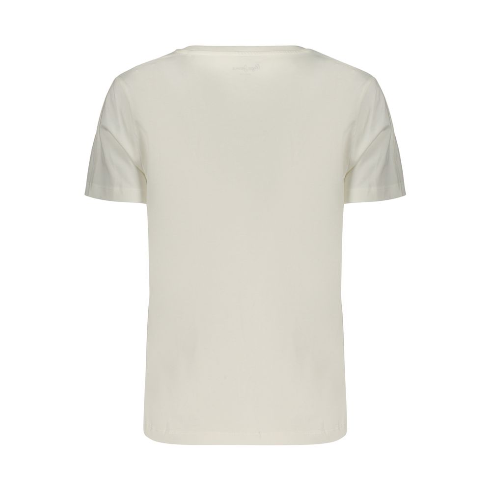Pepe Jeans White Cotton Women's T-Shirt Pepe Jeans