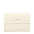 Jil Sander White Leather Wallet
