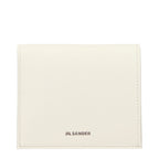 Jil Sander White Leather Wallet