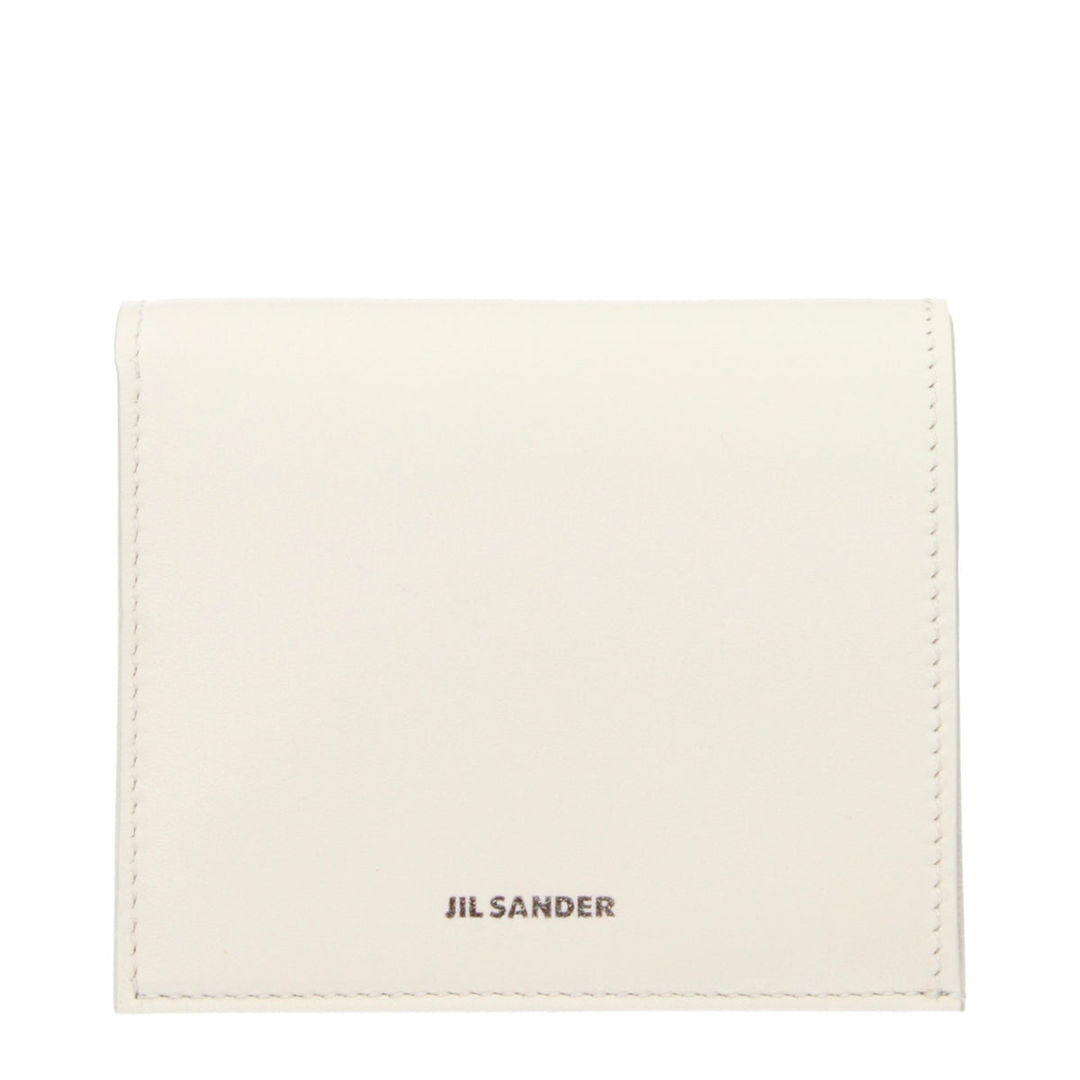 Jil Sander White Leather Wallet