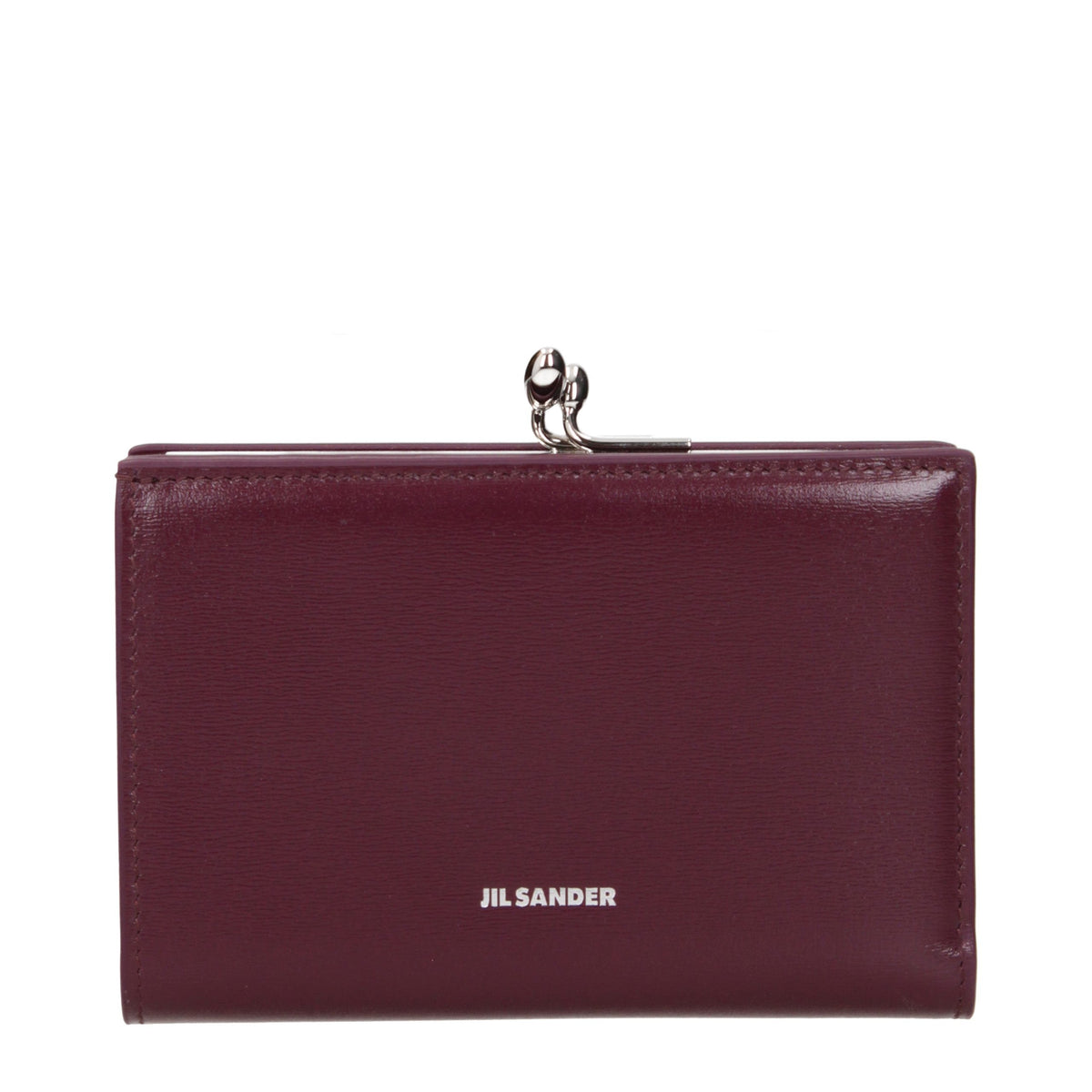 Jil Sander Red Leather Wallet
