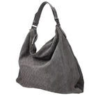 Jimmy Choo Gray Leather Shoulder Bag
