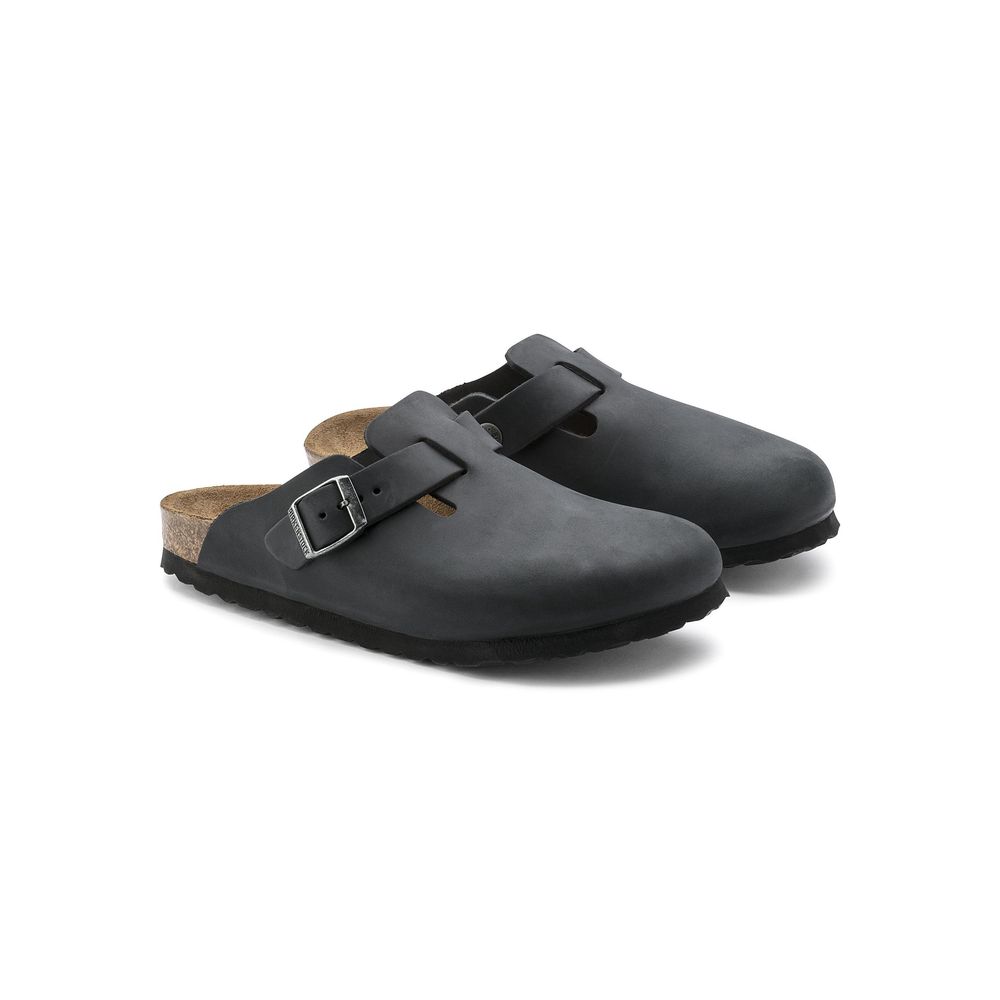 Birkenstock Black Synthetic Mules Birkenstock