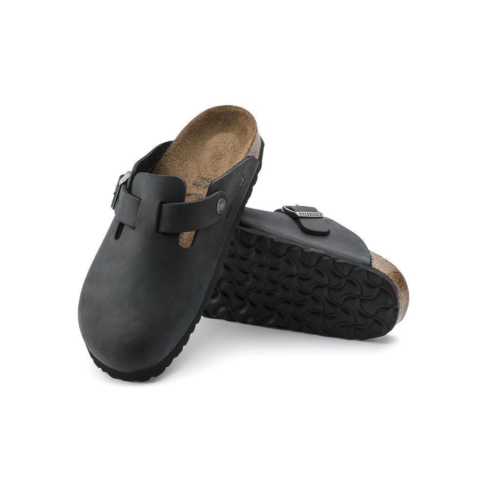 Birkenstock Black Synthetic Mules Birkenstock