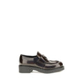 Prada Brown Calf Leather Bos Taurus Slip-On Loafers Prada