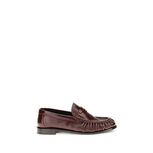 Saint Laurent Bordeaux Lamb Ovis Aries Aries Slip-On Loafers Saint Laurent
