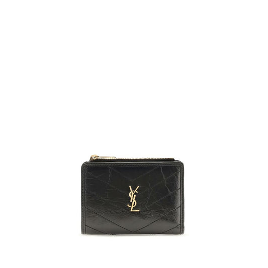 Saint Laurent Black Calf Leather Bos Taurus Wallet Saint Laurent