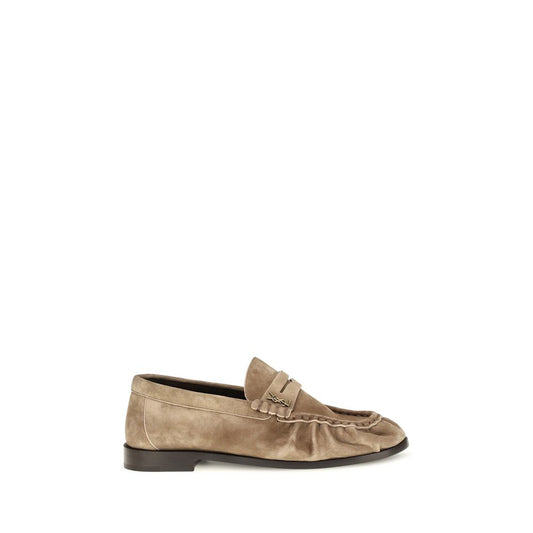 Saint Laurent Beige Calf Leather Bos Taurus Slip-On Loafers Saint Laurent