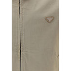 Prada Beige Cotton Denim Jacket Prada