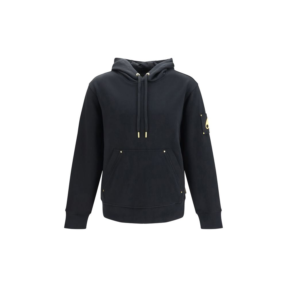 Moose Knuckles Black Cotton Sweatshirt Moose Knuckles