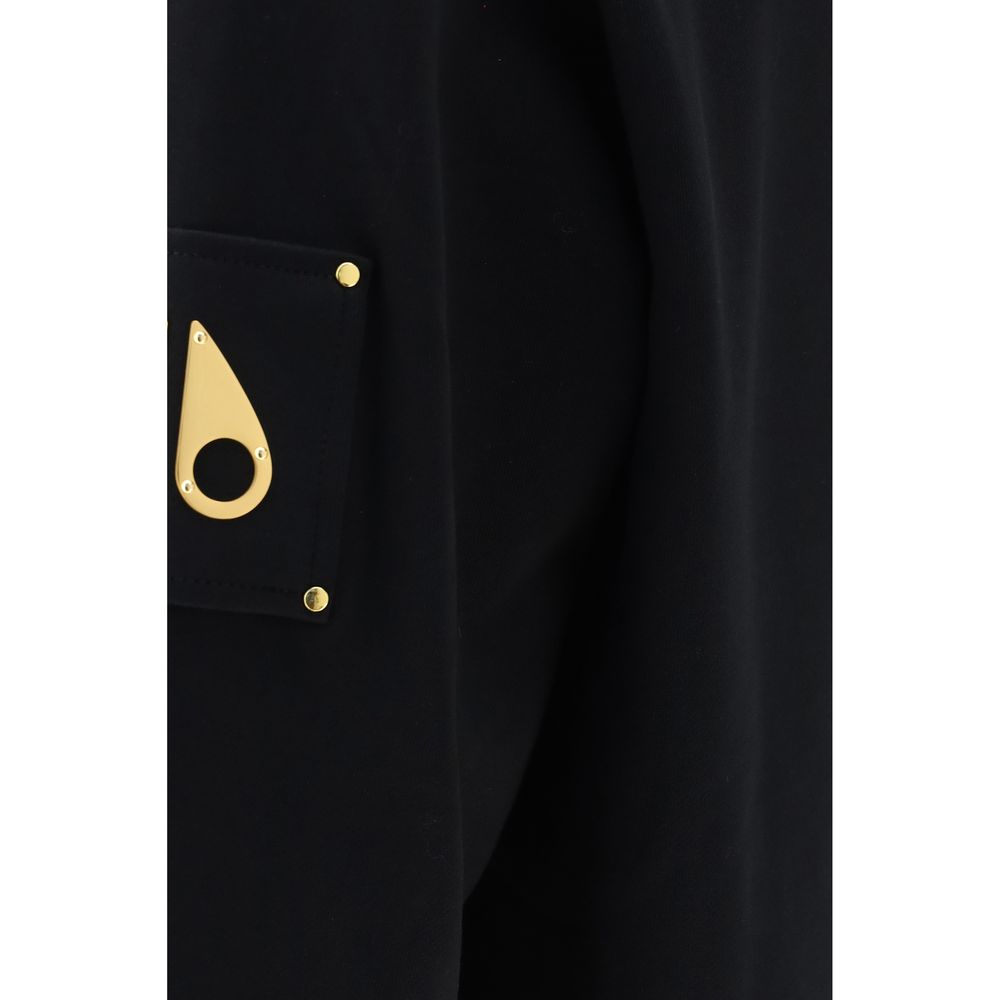 Moose Knuckles Black Cotton Sweatshirt Moose Knuckles