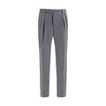 Brioni Gray Wool Oves Aries Casual Pants Brioni