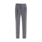 Brioni Gray Wool Oves Aries Casual Pants Brioni