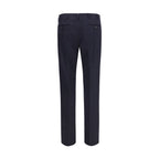 Prada Blue Wool Oves Aries Dress Pants