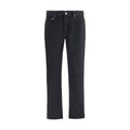 Saint Laurent Black Cotton Slim Fit Jeans Saint Laurent