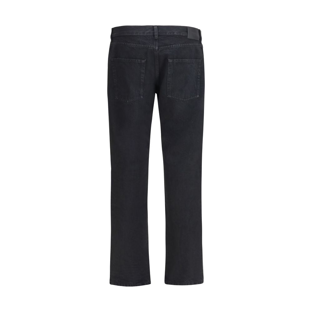 Saint Laurent Black Cotton Slim Fit Jeans Saint Laurent