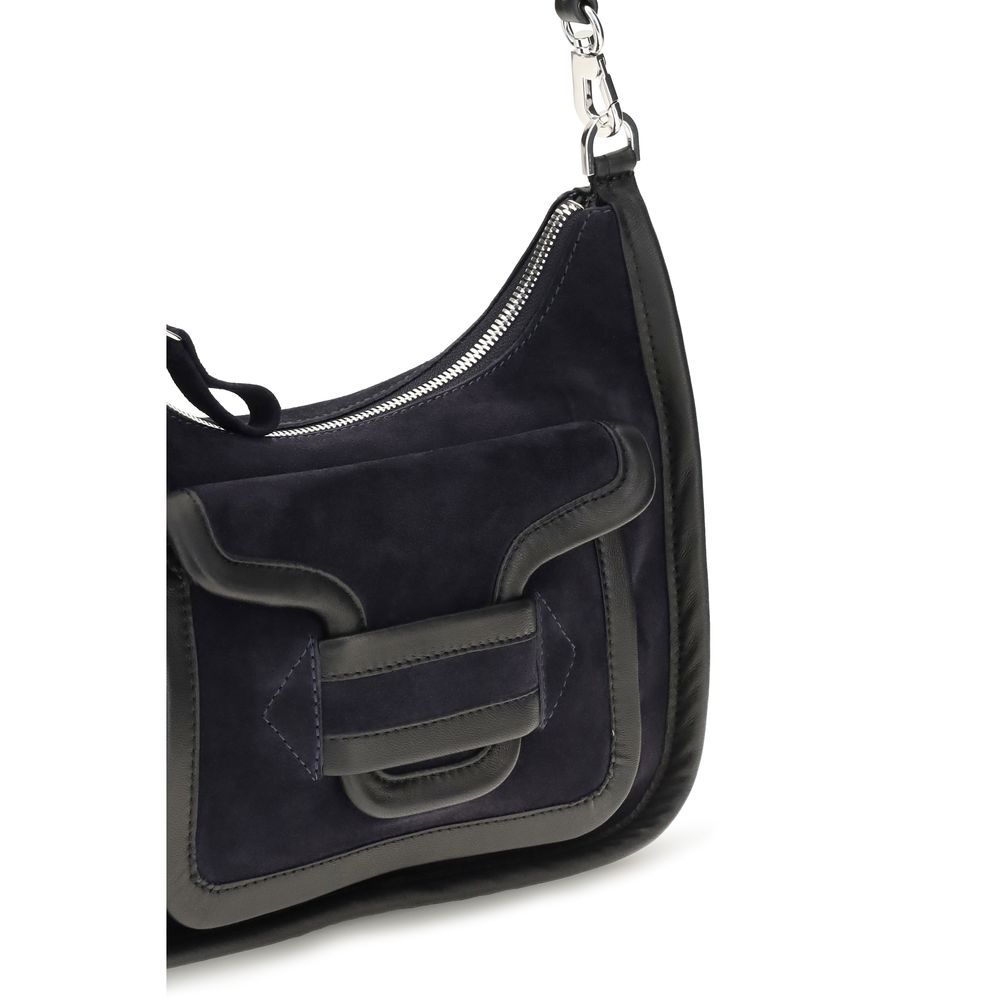 Pierre Hardy Black Calf Leather Bos Taurus Shoulder Bag Pierre Hardy