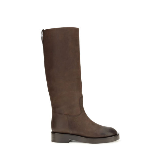 Paris Texas Brown Calf Leather Bos Taurus Ankle Boots Paris Texas