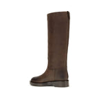 Paris Texas Brown Calf Leather Bos Taurus Ankle Boots Paris Texas