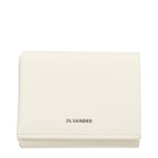 Jil Sander Beige Leather Wallet Jil Sander