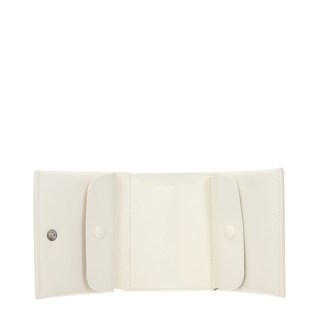 Jil Sander Beige Leather Wallet Jil Sander