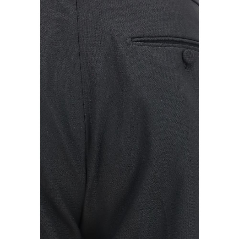 Tom Ford Black Wool Oves Aries Dress Pants - Eljoys Fashion 