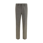 Prada Brown Wool Oves Aries Pants