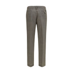 Prada Brown Wool Oves Aries Pants