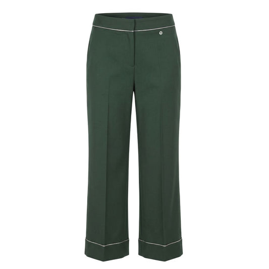Trussardi Jeans Green Polyester Women Pants