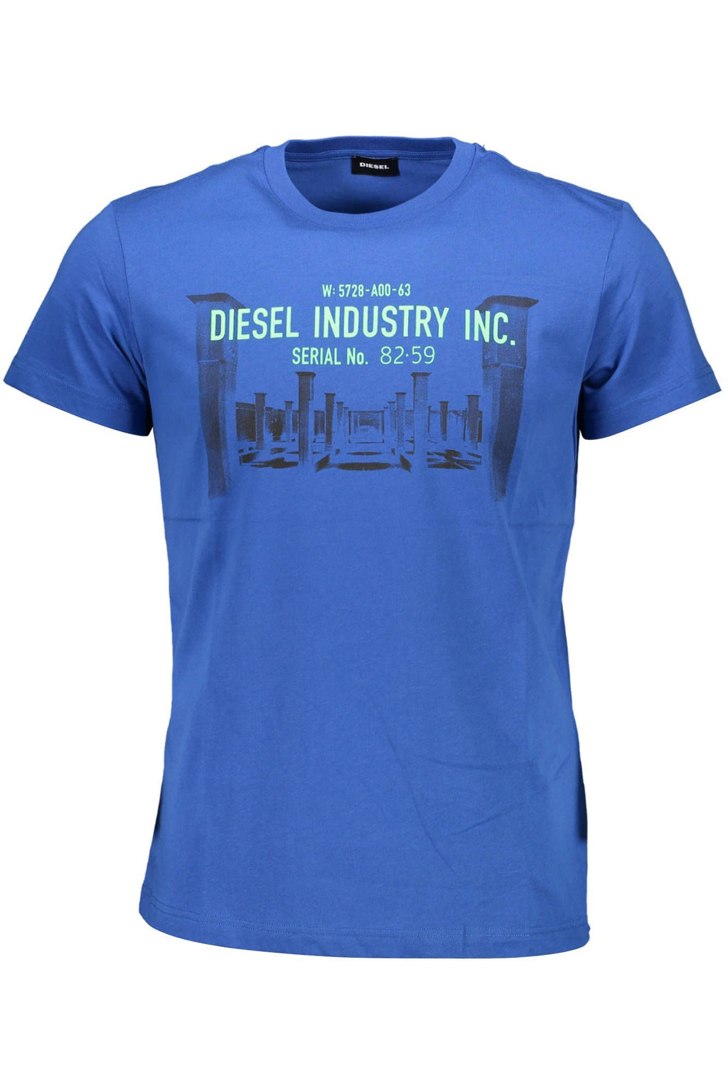 Diesel Blue Cotton Sportswear Diesel