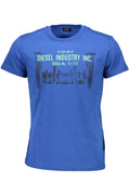 Diesel Blue Cotton Sportswear Diesel