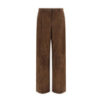 Arma Brown Leather Pants